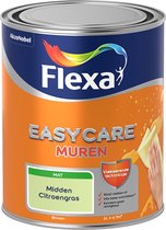 Flexa Easycare Muurverf - Mat - Mengkleur - Midden Citroengras - 1 liter