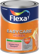 Flexa Easycare Muurverf - Mat - Mengkleur - Midden Kers - 1 liter