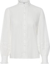 b.young BYJANNA LS LACE SHIRT - Off White White