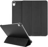 Selencia Tablet Hoes Geschikt voor iPad Air 5 (2022) /iPad Air 11 inch (2024) / iPad Air 4 (2020) - Selencia Kesia Slang Trifold Bookcase - Zwart