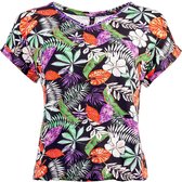 NED T-shirt Nox P Ss Orange Tropical Tricot Ss21 Cf044 04 Orange 502 Dames Maat - M