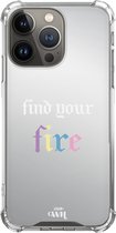 iPhone XS Max Case - Find Your Fire - Mirror Case