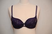 Selmark Lingerie Alma BH - voorgevormd - A-E cup - aubergine - maat D 70