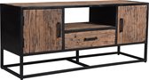 Livingfurn TV meubel Dakota 150 cm Riverwood / Gecoat Staal