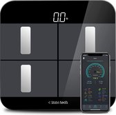 Innotech Digitale personenweegschaal Smart Bluetooth voor gewicht en lichaamsvetanalyse met gratis app, compatibel met Apple Health, Google Fit