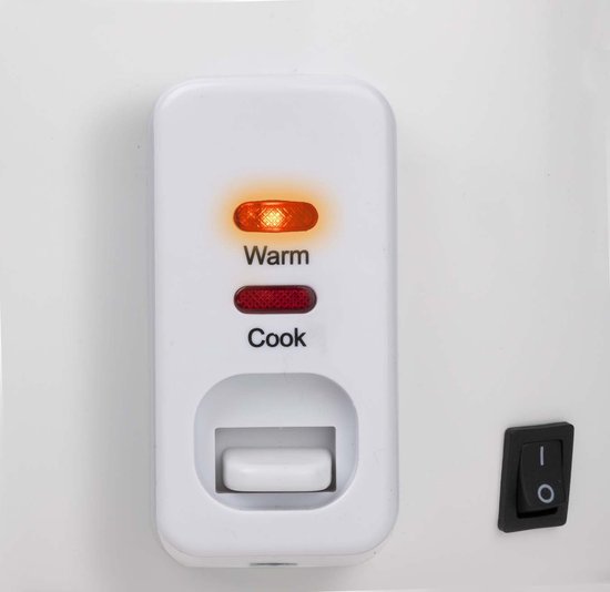 Alpina Rijstkoker - 1,8 Liter - 700 Watt - Stomer voor Groente - Warmhoudfunctie - Wit van Alpina — afbeelding 3