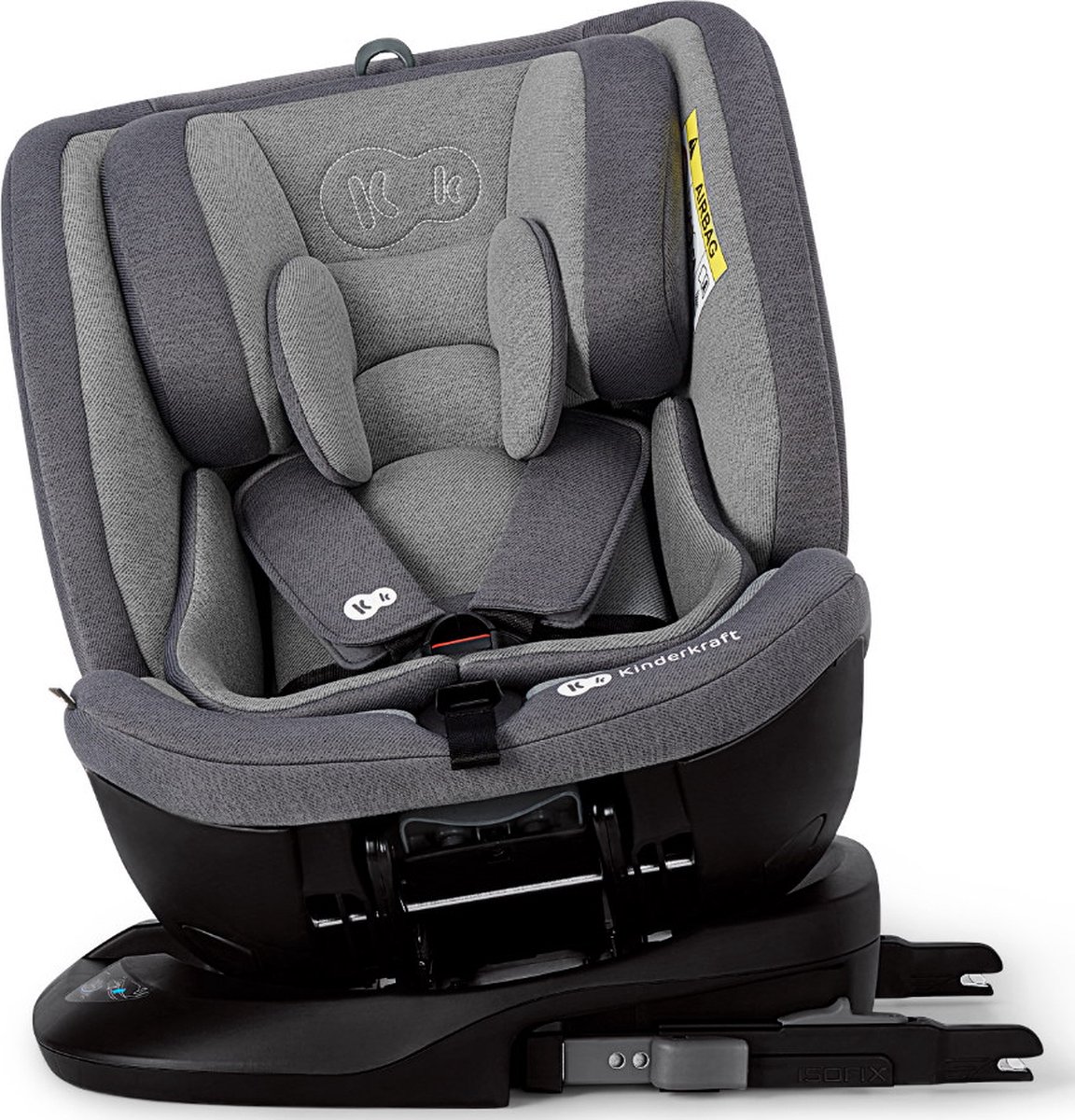 Siège auto Kinderkraft Xpedition 360° avec isoFix Gris (0-36kg)