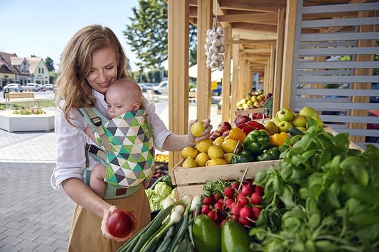 Kinderkraft Nino Draagzak - Buikdrager Roze van Kinderkraft — afbeelding 5
