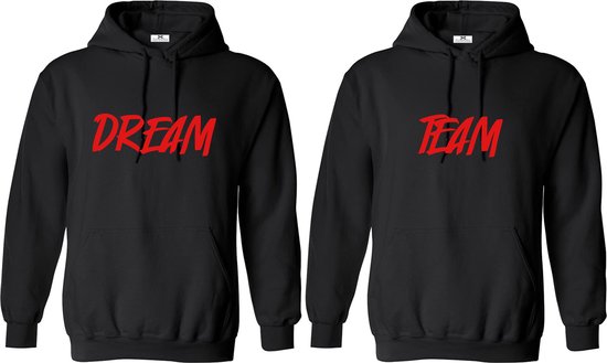 Hoodie set Dream Team-valentijns dag cadeau-Maat