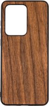 Samsung S20 ULTRA Noten Houten GSM / Telefoon Hoesje - Shockproof TPU Case