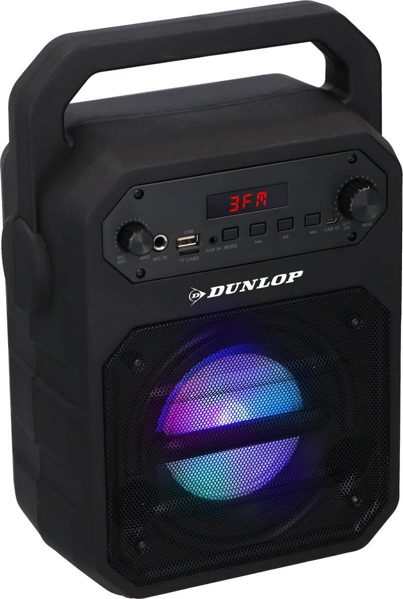 Dunlop bluetooth speaker MW-538 - 2 x 10W - met FM-Radio en AUX/MIC