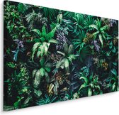Schilderij - Tuin vol prachtige bladeren, Premium Print