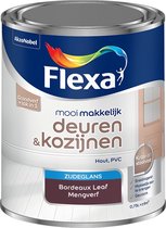 Flexa Mooi Makkelijk - Lak - Deuren en Kozijnen - Mengkleur - Bordeaux Leaf - 750 ml