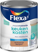 Flexa Mooi Makkelijk Verf - Keukenkasten - Mengkleur - Vol Kastanje - 750 ml