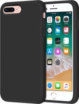 iPhone 7 Plus Hoesje Zwart - Siliconen Back Cover  Apple iPhone 7 Plus - Premium Fit
