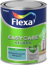 Flexa Easycare Muurverf - Keuken - Mat - Mengkleur - Oceaanturquoise - 1 liter