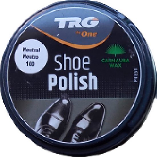 TRG Shoe Polish schoenpoets met carnauba wax - Transparant