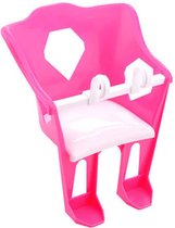 Fietsstoeltje Pop - Poppenzitje Fiets - Fietszitje Pop - Baby Rose - Voorzitje - Poppenzitje voor KinderFiets - Roze