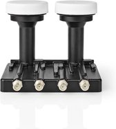 Nedis SLNBQDM60BK Universele Lnb Quad Monoblock 6.0 Ruisgetal 0,2 - 0,85 Db