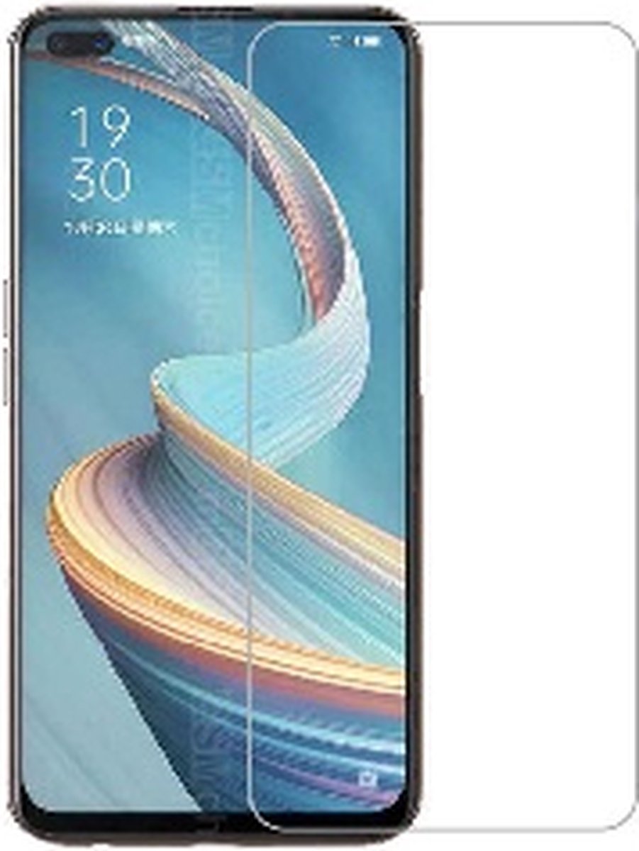 LuxeBass Screenprotector geschikt voor Oppo A92 - glas scherm - bescherming