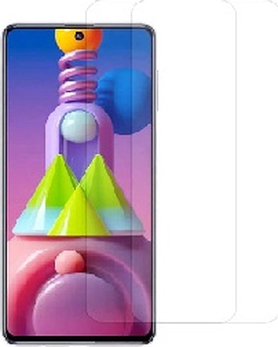 LuxeBass Screenprotector geschikt voor Samsung Galaxy M51 - glas scherm - bescherming