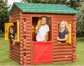 Little tikes tuinhuisje met balken voor de tuin