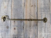 Messing gepatineerd storm haak - 30 cm