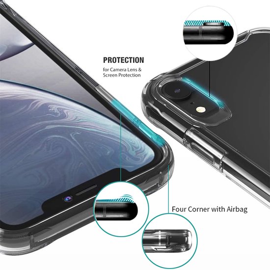 Shieldcase Silicone Shock case TPU adapté pour Apple iPhone 11 - transparent