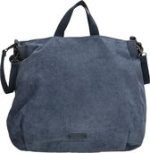 Enrico Benetti Corduroy Ribstof Shopper/Schoudertas - Jeans Blauw