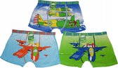 Jongensboxershort - Vliegtuig - 4 stuks - 7/8 jaar