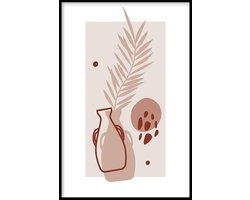Walljar - Abstract Pot Shadow - Muurdecoratie - Poster