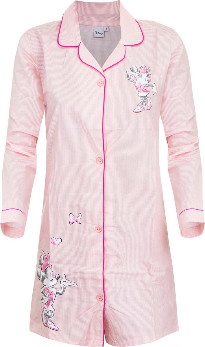 Disney's Minnie Mouse nachthemd dames, gestreept, maat L
