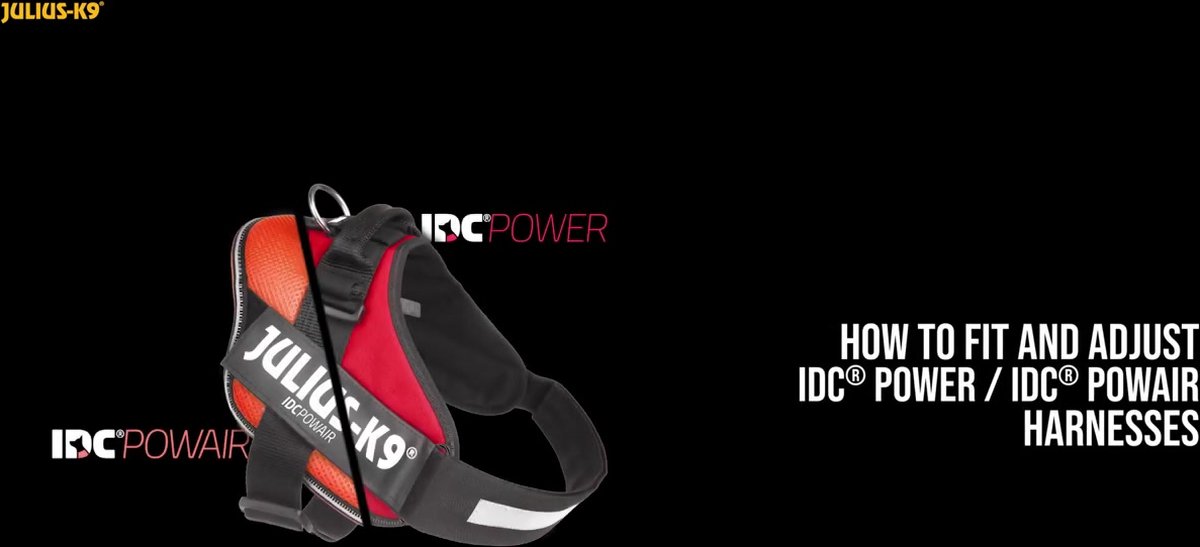 Harnais pour chien Julius-K9 IDC Powair néon XL Harnais pour chien Julius-K9 IDC Powair néon XL