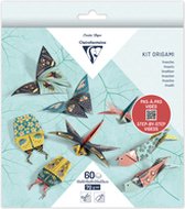 Origami papier Insecten , set met 3 maten 60 vel 70g - met motief