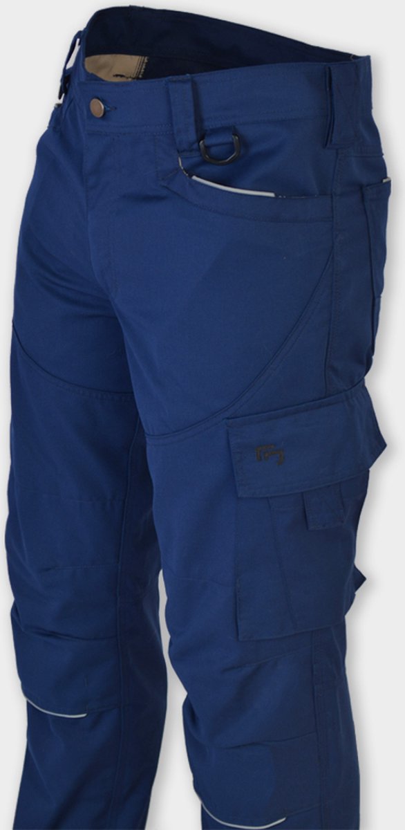Dutch Legends multipocket werkbroek met kniezakken type Crypton blauw maat 44