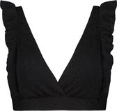 Beachlife Black Embroidery Ruches bikinitop - dames - Maat 70D