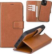 NorthLife - Burcht Trecht Uitneembare 2-in-1 (RFID) bookcase hoes - iPhone 13 - Cognac