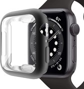 Apple Watch Series 7/8/9 41MM Hoesje TPU met Screenprotector Zwart