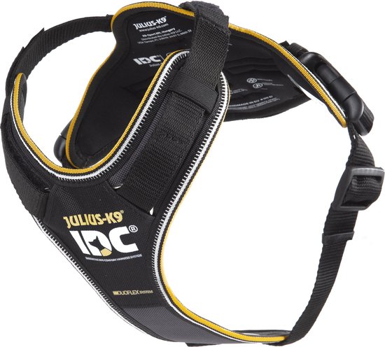 Julius k9 idc tuig voor hond longwalk zwart - grijs l 66-86 cm 16-22 kg