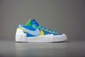 NIKE BLAZER LOW SACAI KAWS BLUE DM7901-400 Maat 42.5 Blauw