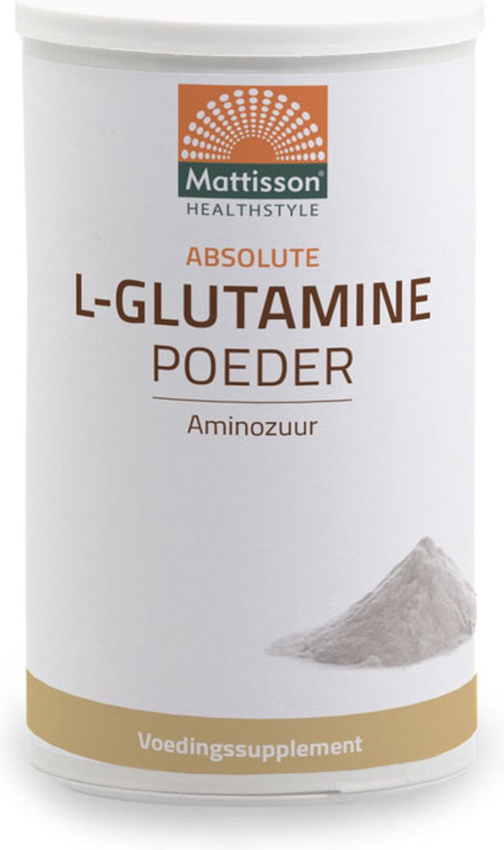 Mattisson - L-Glutamine Aminozuur Poeder - Voedingssupplement Vegan - 250 Gram - Mattisson