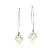 Montebello Oorbellen Liv HZ46 - Swarovski® Hart - 925 Zilver Gerhod. - Ø10mm - 35mm