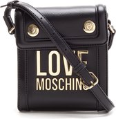 Love Moschino Lettering Bag Dames Crossbodytas - Black