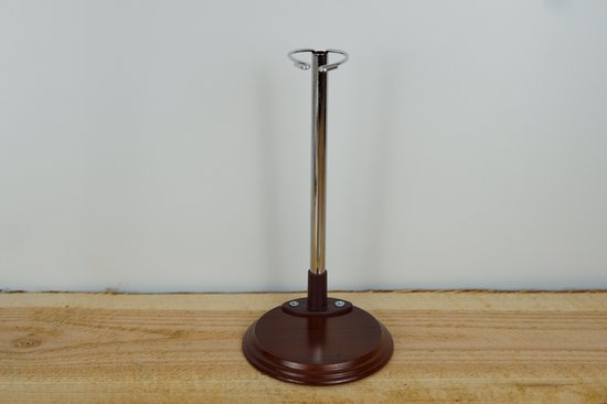 Luxe Hout Metalen Poppenstandaard - Verstelbaar in hoogte - Ook voor beren en knuffels - Klein -  Standaard