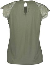 Blue Seven dames shirt 105659 legergroen KM - 42