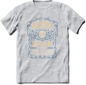 80 Jaar Legendarisch Gerijpt T-Shirt | Royal Blue - Ivoor | Grappig Verjaardag en Feest Cadeau Shirt | Dames - Heren - Unisex | Tshirt Kleding Kado | - Licht Grijs - Gemaleerd - XL