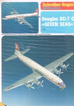 bouwplaat / modelbouw in karton Douglas DC-7, schaal 1:50