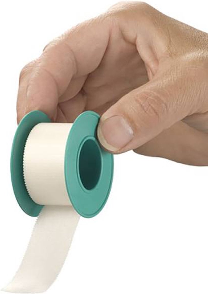 Goedkoopste HEKA silk hechtpleister ring 5 m x 1,25 cm niet steriel 1St.