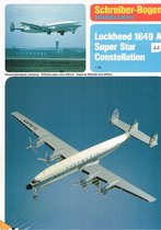 bouwplaat / modelbouw in karton Lockheed Super Constellation, schaal 1:50
