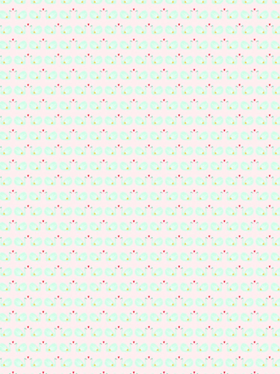 Texture Decopatch papier Zwanen hotfoil